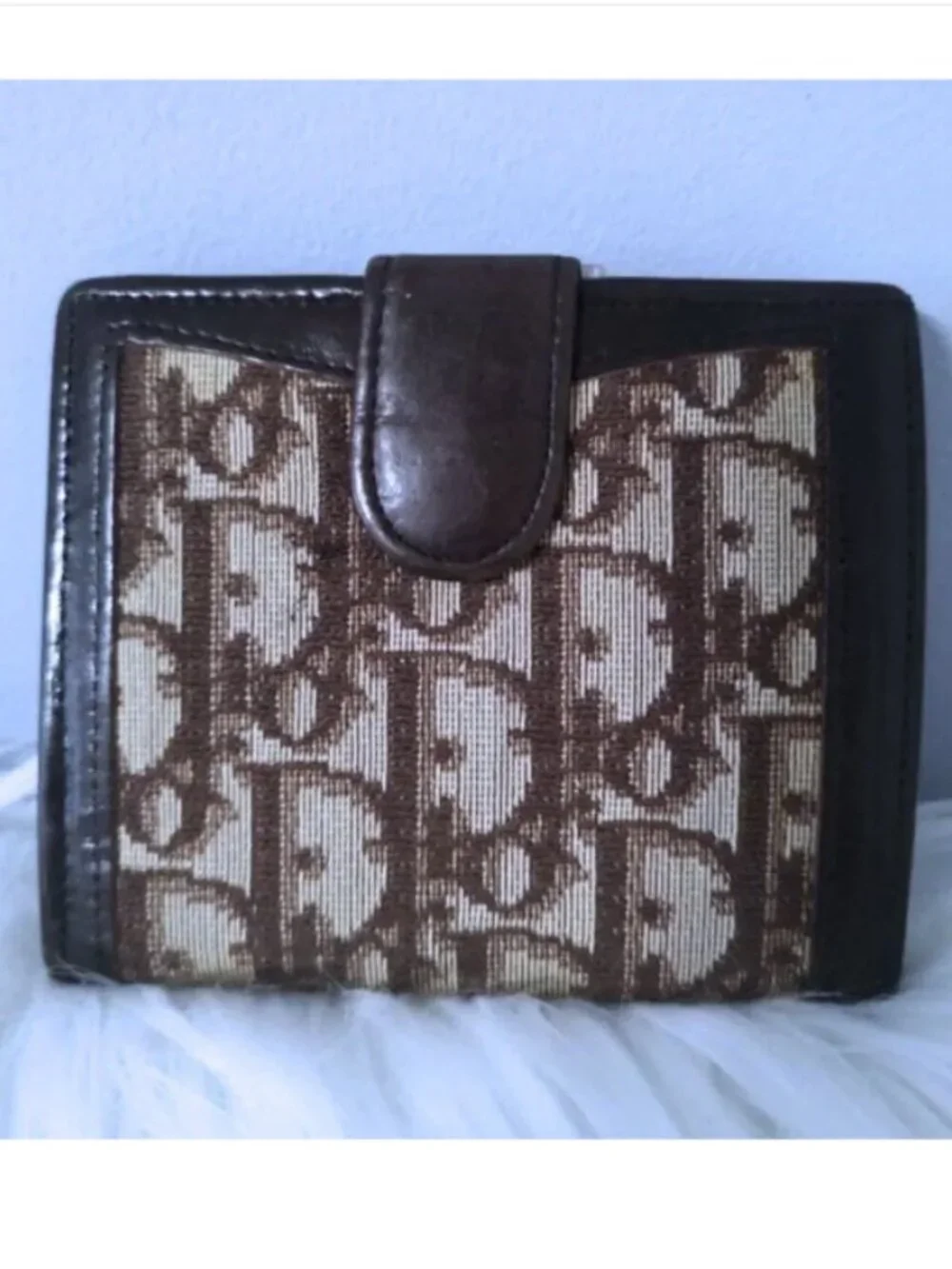 Dior Trotter vintage kisslock wallet EUC